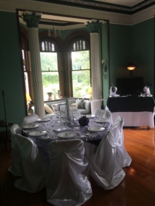 Formal Ballroom setup for dining